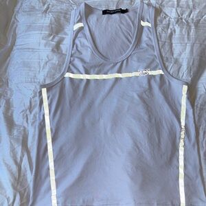 Nasty Pig Light Gray Tank Top with White Accents